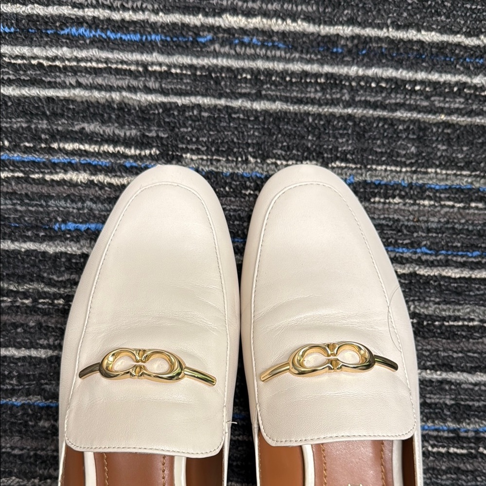 Coach Sienna Slide Loafers - chalk size 5 - Picture 4 of 10